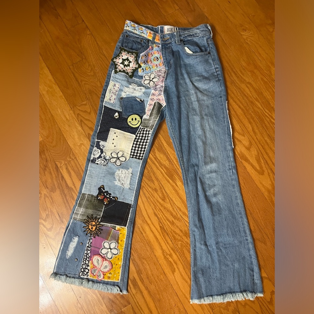 Urban Outfitters Statement Patchwork Jeans